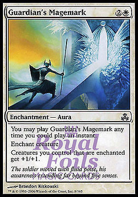 **4x FOIL Guardian's Magemark GPT MTG Guildpact Common MINT white **4x FOIL Guardian's Magemark GPT MTG Guildpact Common MINT white