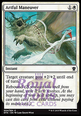 **4x FOIL Artful Maneuver** DTK MTG Dragons of Tarkir Common MINT white **4x FOIL Artful Maneuver** DTK MTG Dragons of Tarkir Common MINT white