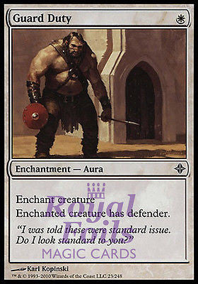 **4x FOIL Guard Duty* ROE MTG Rise of Eldrazi Common MINT white **4x FOIL Guard Duty* ROE MTG Rise of Eldrazi Common MINT white