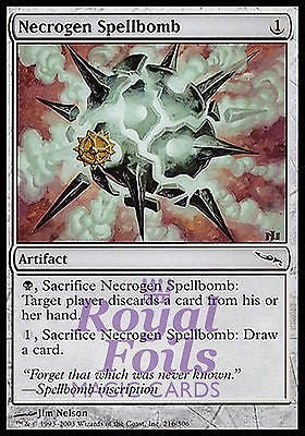 Necrogen Spellbomb 1x FOIL MDN MTG Mirrodin Common MINT artifact Necrogen Spellbomb 1x FOIL MDN MTG Mirrodin Common MINT artifact