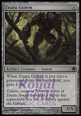 Enatu Golem 2x FOIL ROE MTG Rise of Eldrazi Uncommon 1 MINT + 3 NM artifact Enatu Golem 2x FOIL ROE MTG Rise of Eldrazi Uncommon 1 MINT + 3 NM artifact