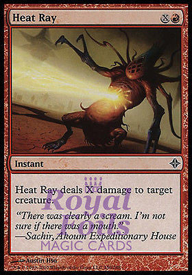Heat Ray 4x FOIL ROE MTG Rise of Eldrazi Common MINT red Heat Ray 4x FOIL ROE MTG Rise of Eldrazi Common MINT red