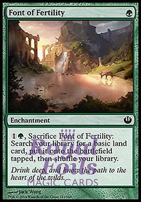 **1x FOIL Font of Fertility* JOU MTG Journey Into Nyx Common MINT green **1x FOIL Font of Fertility* JOU MTG Journey Into Nyx Common MINT green