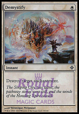 **4x FOIL Demystify** ROE MTG Rise of Eldrazi Common MINT white **4x FOIL Demystify** ROE MTG Rise of Eldrazi Common MINT white