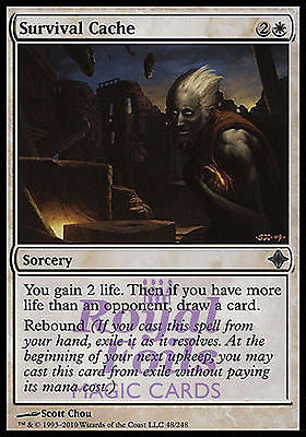 **2x FOIL Survival Cache** ROE MTG Rise of Eldrazi Uncommon MINT white **2x FOIL Survival Cache** ROE MTG Rise of Eldrazi Uncommon MINT white