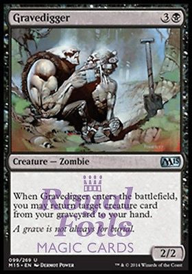 Gravedigger 2x FOIL MTG M15 Core Set Uncommon MINT black Gravedigger 2x FOIL MTG M15 Core Set Uncommon MINT black