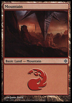 **2x FOIL Mountain #241** ROE MTG Rise of Eldrazi Basic Land MINT red **2x FOIL Mountain #241** ROE MTG Rise of Eldrazi Basic Land MINT red