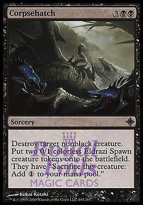**2x FOIL Corpsehatch** ROE MTG Rise of Eldrazi Uncommon MINT black **2x FOIL Corpsehatch** ROE MTG Rise of Eldrazi Uncommon MINT black