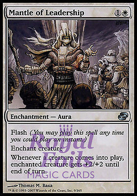 Mantle of Leadership 2x FOIL PLC MTG Planar Chaos Uncommon MINT white Mantle of Leadership 2x FOIL PLC MTG Planar Chaos Uncommon MINT white