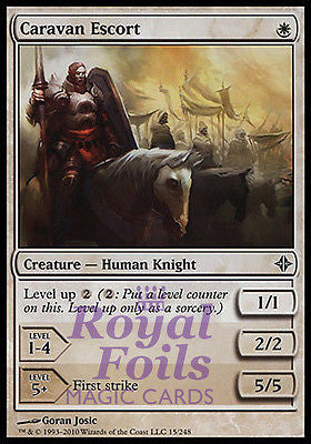 **4x FOIL Caravan Escort* ROE MTG Rise of Eldrazi Common MINT white **4x FOIL Caravan Escort* ROE MTG Rise of Eldrazi Common MINT white