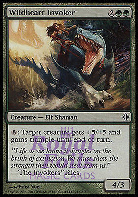 **4x FOIL Wildheart Invoker ROE MTG Rise of Eldrazi Common MINT green **4x FOIL Wildheart Invoker ROE MTG Rise of Eldrazi Common MINT green