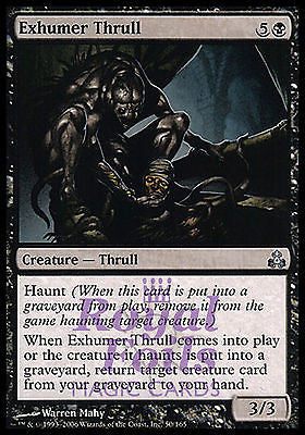 **4x FOIL Exhumer Thrull** GPT MTG Guildpact Uncommon MINT black **4x FOIL Exhumer Thrull** GPT MTG Guildpact Uncommon MINT black