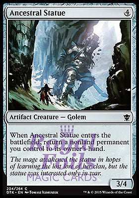 Ancestral Statue 1x FOIL DTK MTG Dragons of Tarkir Common MINT artifact Ancestral Statue 1x FOIL DTK MTG Dragons of Tarkir Common MINT artifact