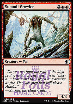 **4x FOIL Summit Prowler** DTK MTG Dragons of Tarkir Common MINT red **4x FOIL Summit Prowler** DTK MTG Dragons of Tarkir Common MINT red