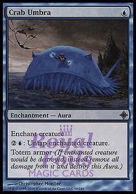 **1x FOIL Crab Umbra** ROE MTG Rise of Eldrazi Uncommon MINT blue **1x FOIL Crab Umbra** ROE MTG Rise of Eldrazi Uncommon MINT blue