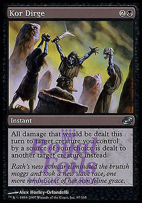 **3x FOIL Kor Dirge** PLC MTG Planar Chaos Uncommon 2 MT + 1 NM black **3x FOIL Kor Dirge** PLC MTG Planar Chaos Uncommon 2 MT + 1 NM black