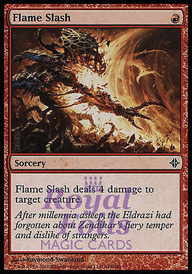 **1x FOIL Flame Slash** ROE MTG Rise of Eldrazi Common MINT red **1x FOIL Flame Slash** ROE MTG Rise of Eldrazi Common MINT red