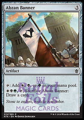 Abzan Banner 4x FOIL MTG KTK Khans of Tarkir Common MINT artifact Abzan Banner 4x FOIL MTG KTK Khans of Tarkir Common MINT artifact