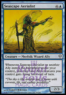 **4x FOIL Seascape Aerialist* ZEN MTG Zendikar Uncommon 3 MT + 1 NM blue **4x FOIL Seascape Aerialist* ZEN MTG Zendikar Uncommon 3 MT + 1 NM blue