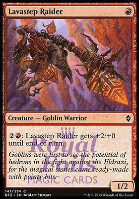 Lavastep Raider 4x FOIL BFZ MTG Battle for Zendikar Common MINT red Lavastep Raider 4x FOIL BFZ MTG Battle for Zendikar Common MINT red