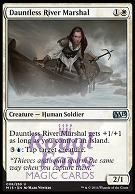 **4x FOIL Dauntless River Marshal* MTG M15 Core Set Uncommon MT white human soldier **4x FOIL Dauntless River Marshal* MTG M15 Core Set Uncommon MT white human soldier