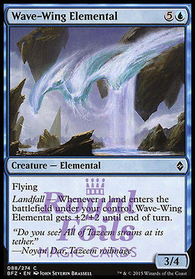Wave-Wing Elemental 4x FOIL BFZ MTG Battle for Zendikar Common NM blue Wave-Wing Elemental 4x FOIL BFZ MTG Battle for Zendikar Common NM blue