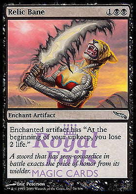 **3x FOIL Relic Bane** MDN MTG Mirrodin Uncommon MINT black **3x FOIL Relic Bane** MDN MTG Mirrodin Uncommon MINT black