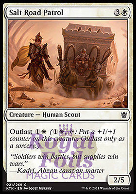 **4x FOIL Salt Road Patrol MTG KTK Khans of Tarkir Common MINT white **4x FOIL Salt Road Patrol MTG KTK Khans of Tarkir Common MINT white