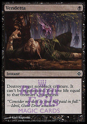 **1x FOIL Vendetta** ROE MTG Rise of Eldrazi Common MINT black **1x FOIL Vendetta** ROE MTG Rise of Eldrazi Common MINT black