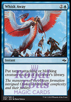 **4x FOIL Whisk Away** FRF MTG Fate Reforged Common MINT blue instant **4x FOIL Whisk Away** FRF MTG Fate Reforged Common MINT blue instant