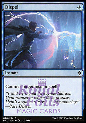 Dispel 1x FOIL BFZ MTG Battle for Zendikar Common MINT blue Dispel 1x FOIL BFZ MTG Battle for Zendikar Common MINT blue