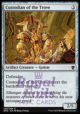 **4x FOIL Custodian of the Trove DTK MTG Dragons of Tarkir Common MINT artifact **4x FOIL Custodian of the Trove DTK MTG Dragons of Tarkir Common MINT artifact