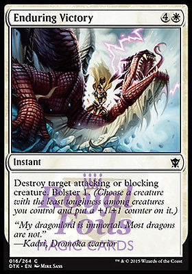 Enduring Victory 4x FOIL DTK MTG Dragons of Tarkir Common MINT white Enduring Victory 4x FOIL DTK MTG Dragons of Tarkir Common MINT white