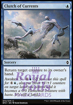 Clutch of Currents 4x FOIL BFZ MTG Battle for Zendikar Common MINT blue Clutch of Currents 4x FOIL BFZ MTG Battle for Zendikar Common MINT blue