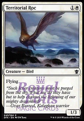 **4x FOIL Territorial Roc** DTK MTG Dragons of Tarkir Common MINT white **4x FOIL Territorial Roc** DTK MTG Dragons of Tarkir Common MINT white