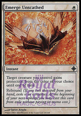 **1x FOIL Emerge Unscathed** ROE MTG Rise of Eldrazi Uncommon MINT white **1x FOIL Emerge Unscathed** ROE MTG Rise of Eldrazi Uncommon MINT white