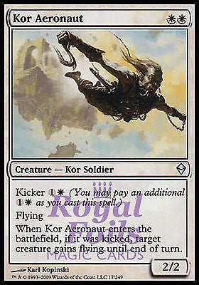 **2x FOIL Kor Aeronaut** ZEN MTG Zendikar Uncommon MINT white **2x FOIL Kor Aeronaut** ZEN MTG Zendikar Uncommon MINT white