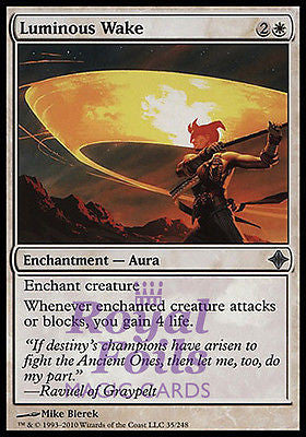 Luminous Wake 2x FOIL ROE MTG Rise of Eldrazi Uncommon MINT white Luminous Wake 2x FOIL ROE MTG Rise of Eldrazi Uncommon MINT white