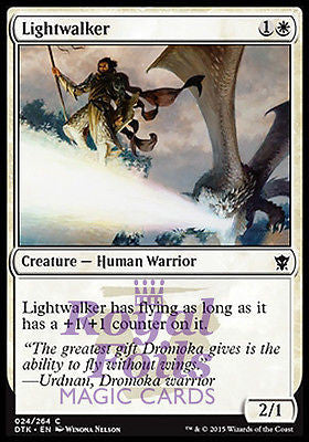 **4x FOIL Lightwalker* DTK MTG Dragons of Tarkir Common MINT white **4x FOIL Lightwalker* DTK MTG Dragons of Tarkir Common MINT white
