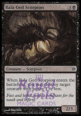 Bala Ged Scorpion 4x FOIL ROE MTG Rise of Eldrazi Common MINT black Bala Ged Scorpion 4x FOIL ROE MTG Rise of Eldrazi Common MINT black