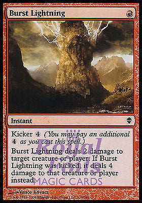 **1x FOIL Burst Lightning** ZEN MTG Zendikar Common MINT red **1x FOIL Burst Lightning** ZEN MTG Zendikar Common MINT red