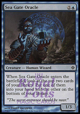 **1x FOIL Sea Gate Oracle* ROE MTG Rise of Eldrazi Common MINT blue **1x FOIL Sea Gate Oracle* ROE MTG Rise of Eldrazi Common MINT blue