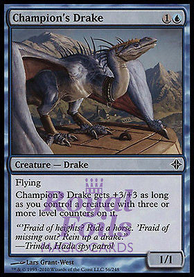 **4x FOIL Champion's Drake** ROE MTG Rise of Eldrazi Common MINT blue **4x FOIL Champion's Drake** ROE MTG Rise of Eldrazi Common MINT blue