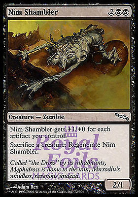 Nim Shambler 2x FOIL MDN MTG Mirrodin Uncommon MINT black Nim Shambler 2x FOIL MDN MTG Mirrodin Uncommon MINT black