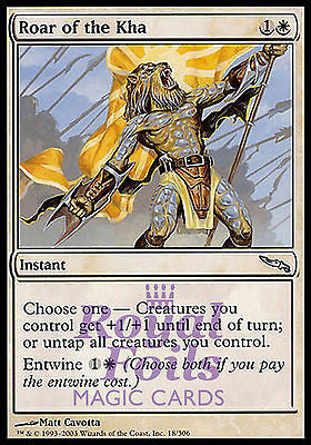 **3x FOIL Roar of the Kha** MDN MTG Mirrodin Uncommon MINT white **3x FOIL Roar of the Kha** MDN MTG Mirrodin Uncommon MINT white