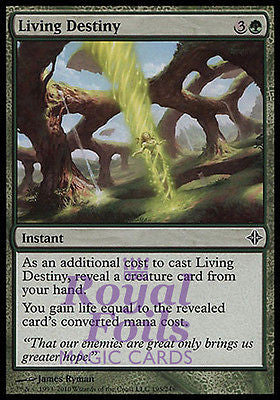 **4x FOIL Living Destiny** ROE MTG Rise of Eldrazi Common MINT green **4x FOIL Living Destiny** ROE MTG Rise of Eldrazi Common MINT green