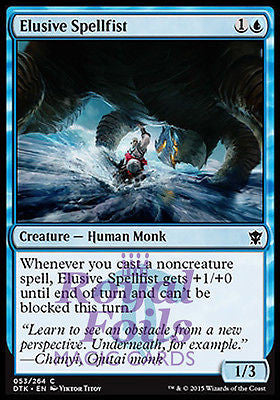 **4x FOIL Elusive Spellfist** DTK MTG Dragons of Tarkir Common MINT blue **4x FOIL Elusive Spellfist** DTK MTG Dragons of Tarkir Common MINT blue