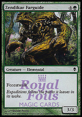 **4x FOIL Zendikar Farguide** ZEN MTG Zendikar Common MINT green **4x FOIL Zendikar Farguide** ZEN MTG Zendikar Common MINT green