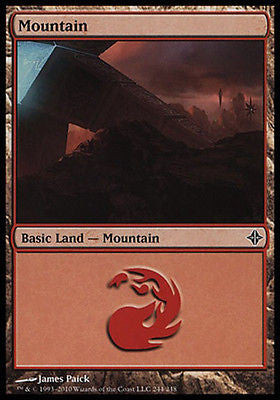 **2x FOIL Mountain #244** ROE MTG Rise of Eldrazi Basic Land MINT red **2x FOIL Mountain #244** ROE MTG Rise of Eldrazi Basic Land MINT red