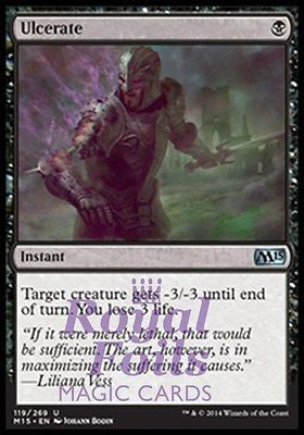 Ulcerate 2x FOIL MTG M15 Core Set Uncommon MINT black Ulcerate 2x FOIL MTG M15 Core Set Uncommon MINT black